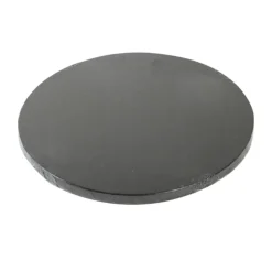 Cake Drum Redondo Negro Metalizado 35 cm x 1,2 cm