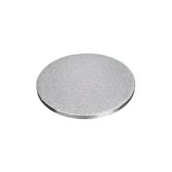 Cake Drum Redondo Plateado 35 cm x 1,2 cm