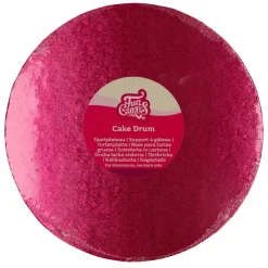 Cake Drum Redondo Rojo Cereza Funcakes - 30 cm
