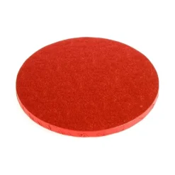Cake Drum Redondo Rojo 30 cm x 1,2 cm