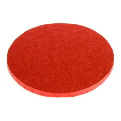 Cake Drum Redondo Rojo 35 cm x 1,2 cm