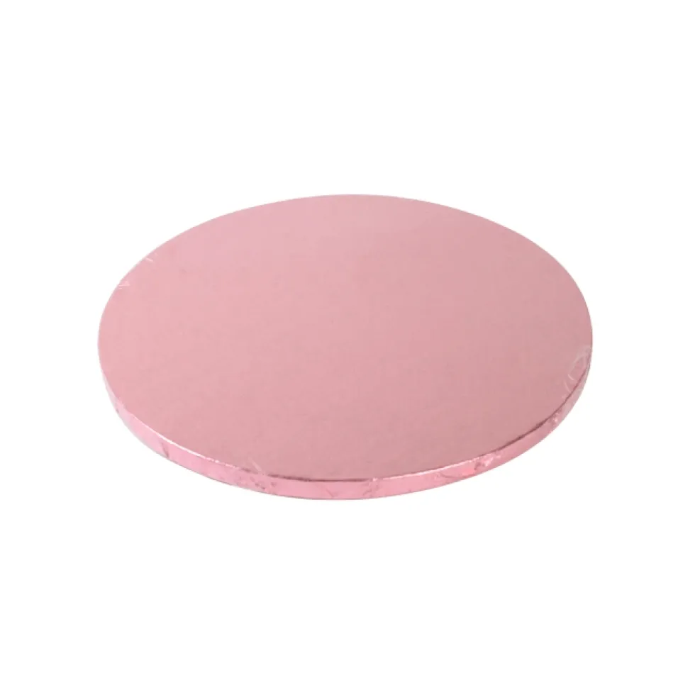 Cake Drum Redondo Rosa 25 cm x 1,2 cm
