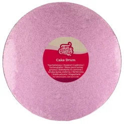 Cake Drum Redondo Rosa Funcakes - 30 cm