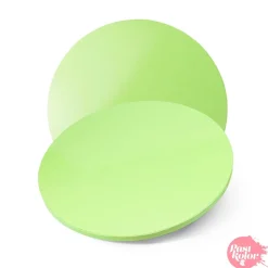Cake Drum Redondo Verde Claro 25 cm x 12 mm Grosor