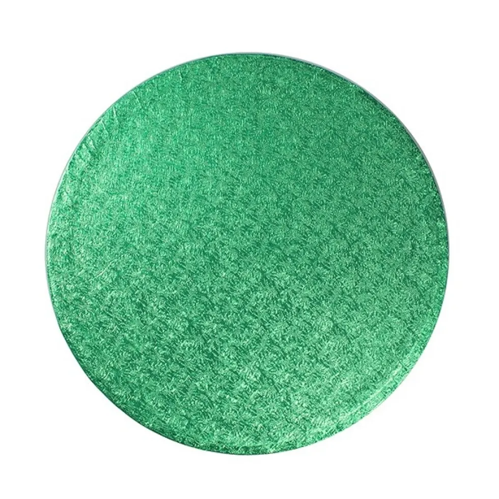 Cake Drum Redondo Verde 35 cm x 1,2 cm