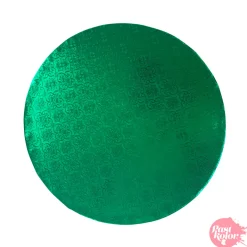 Cake Drum Redondo Verde 30 cm x 12 mm Grosor - Pastkolor