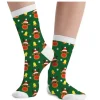 Calcetines Navideños Adulto – Reno y Campanas