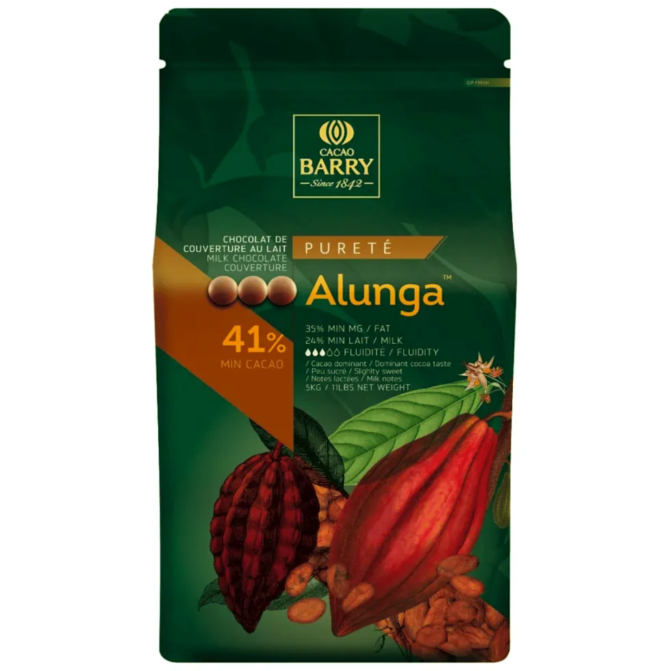 Callets de Chocolate con Leche Alunga 1 kg