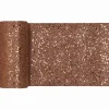 Camino de Mesa Marrón 5 m x 13 cm