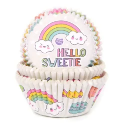 Capsulas Cupcake Arcoiris 50 ud - House of Marie