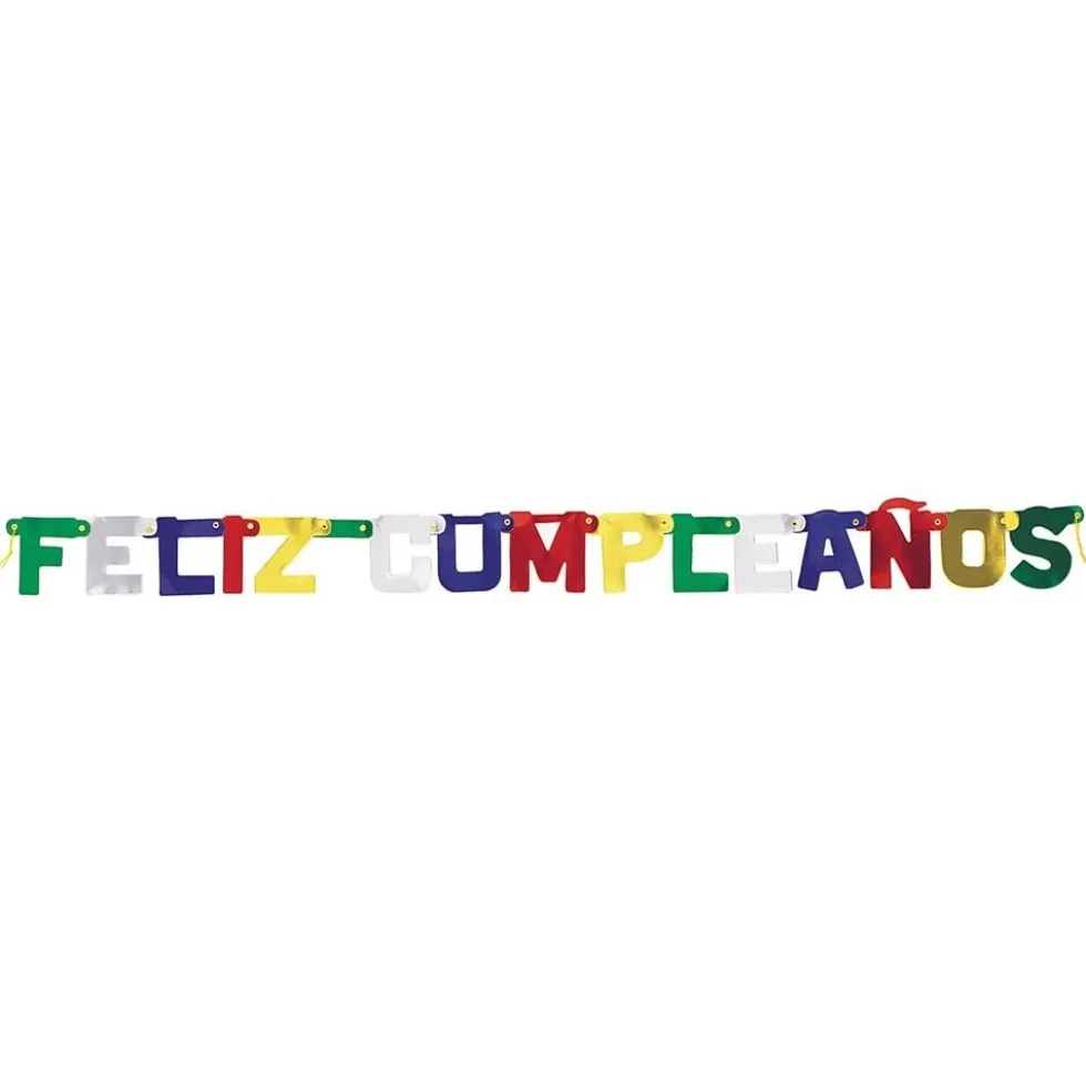 Cartel Desplegable Articulado Feliz Cumpleaños