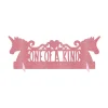 Centro de Mesa Unicornio Mágico Purpurina