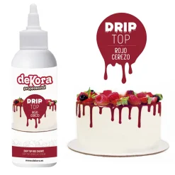 Chocolate Drip color Rojo Cerezo 180 gr