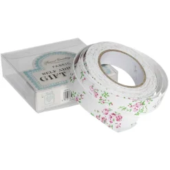 Cinta Adhesiva Pink floral fabric