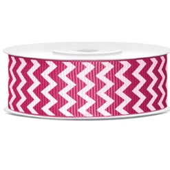 Cinta Chevron Rosa Oscuro