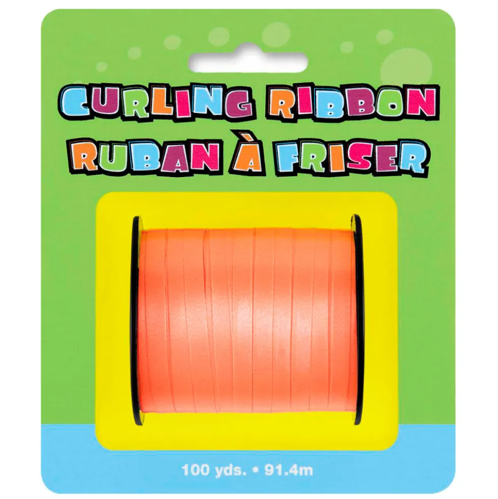 Cinta Para Atar Globos Naranja 90 m