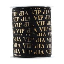 Cinta para Atar Globos Negra VIP 25 metros