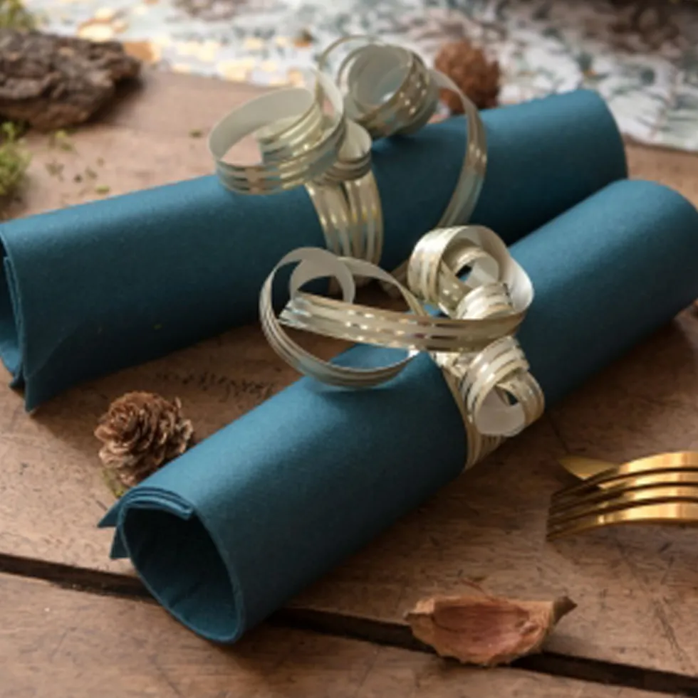 Cinta para Regalos Navidad Chic Verde 25 mt