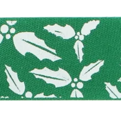 Cinta Satinada Green Holly (2 Mts)
