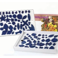 Colección de moldes cortadores de flores (79 uds)