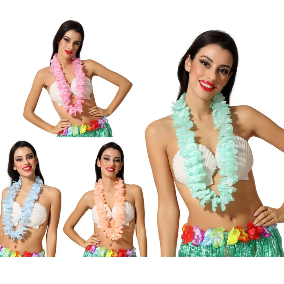 Collares Hawaianos Surtidos Pastel 12 ud