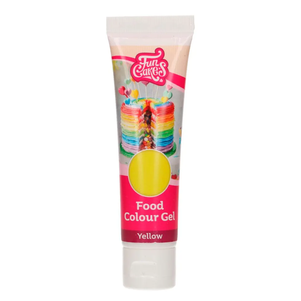 Colorante en Gel Amarillo FunColours de FunCakes