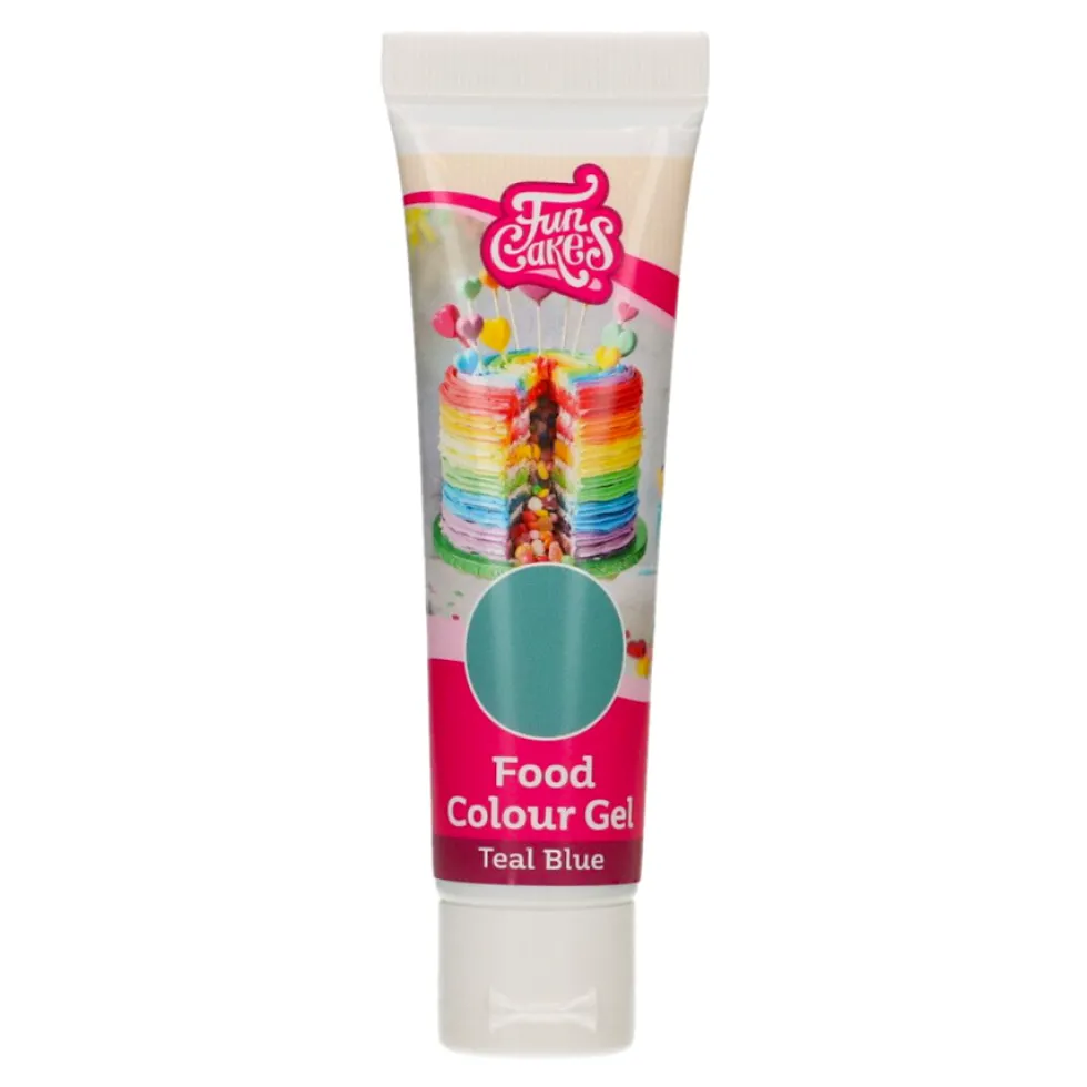 Colorante en Gel Azul Turquesa Funcolours 30 gr - Funcakes