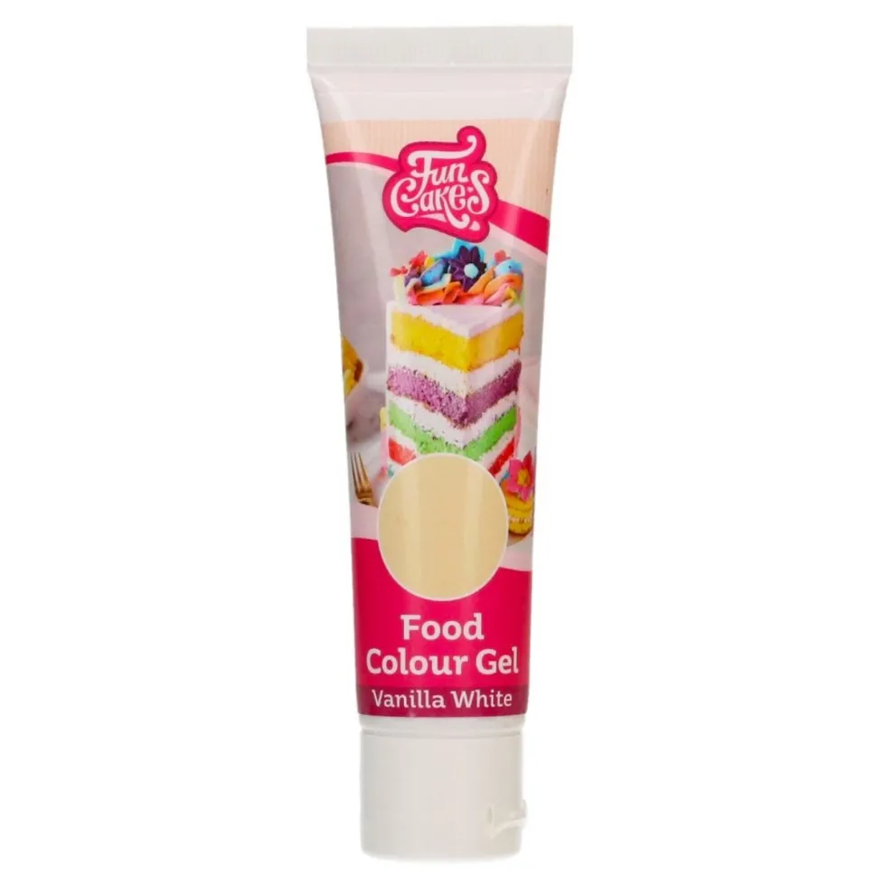 Colorante en Gel Blanco Vainilla 30 gr - Funcakes
