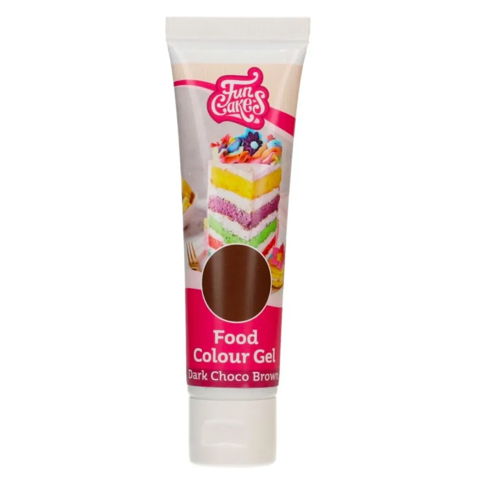 Colorante en Gel Marrón Chocolate Oscuro 30 gr - Funcakes