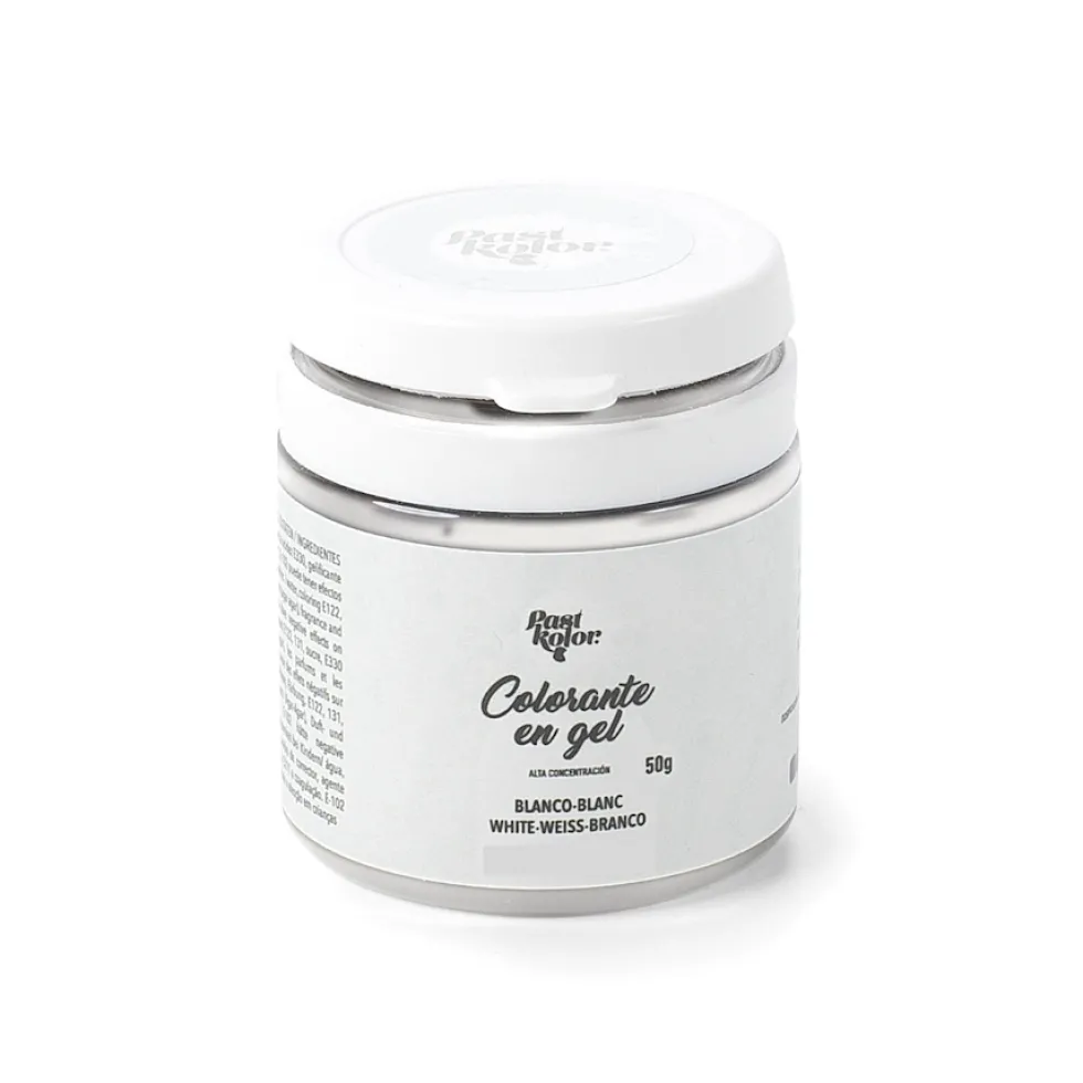 Colorante En Gel Pastkolor - Blanco 50 G