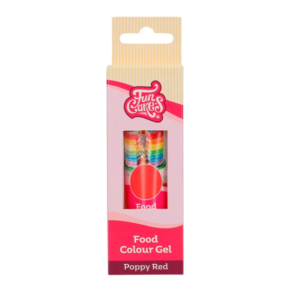 Colorante en Gel Rojo Amapola FunColours de FunCakes
