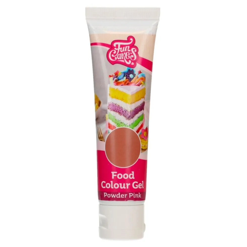 Colorante en Gel Rosa Polvo 30 gr - Funcakes