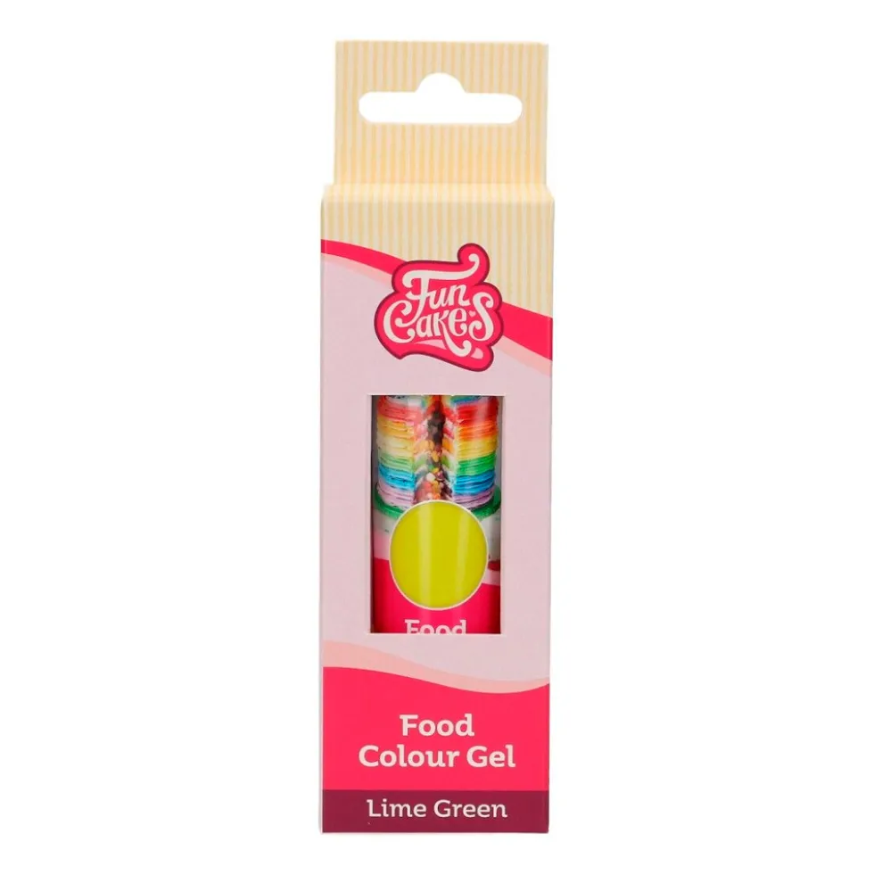 Colorante en Gel Verde Lima FunColours de FunCakes