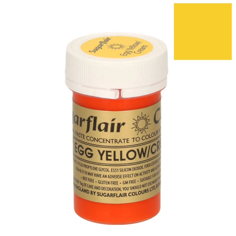Colorante en Pasta Amarillo Huevo 25 gr - Sugarflair
