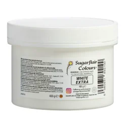 Colorante en Pasta Blanco Extra 400 gr - Sugarflair
