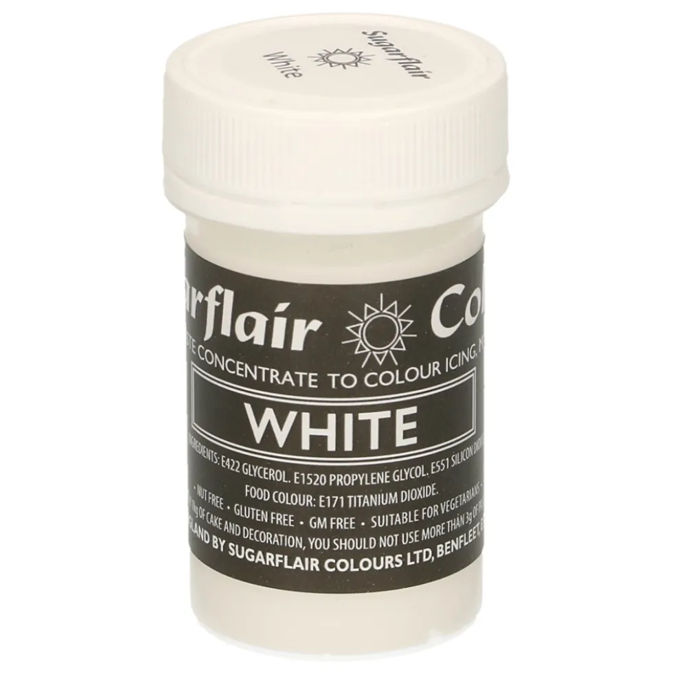 Colorante en Pasta Blanco 25 gr - Sugarflair