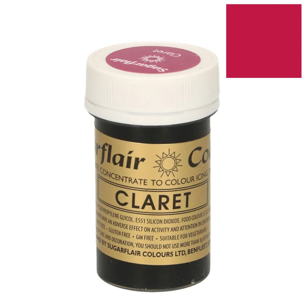 Colorante en Pasta Burdeos 25 gr - Sugarflair