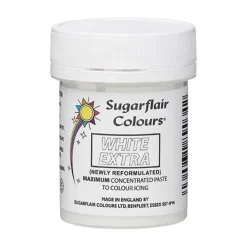 Colorante en Pasta Extra Blanco 42 gr - SugarFlair