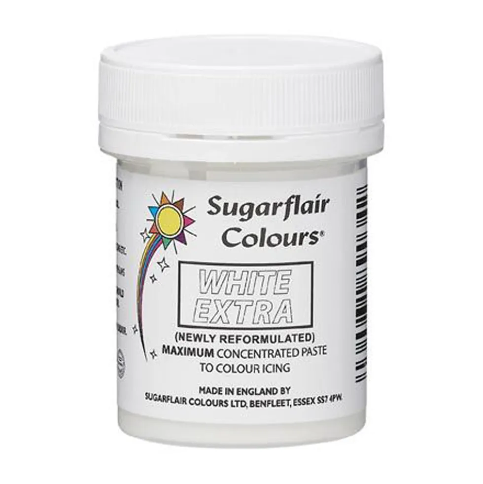 Colorante en Pasta Extra Blanco 42 gr - SugarFlair