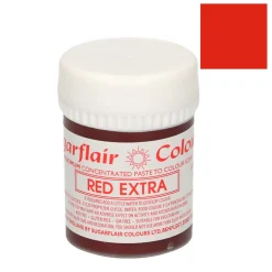 Colorante en Pasta Extra Red / Rojo 42 gr - Sugarflair