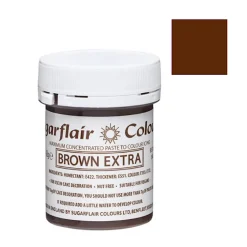 Colorante en Pasta Marrón Extra 42 gr - Sugarflair