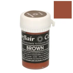 Colorante en Pasta Marrón Pastel 25 gr - Sugarflair