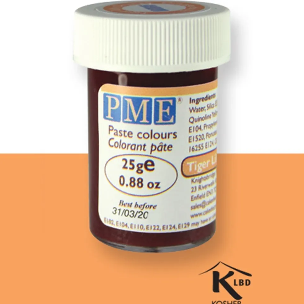 Colorante en Pasta Naranja Lirio 25 gr PME