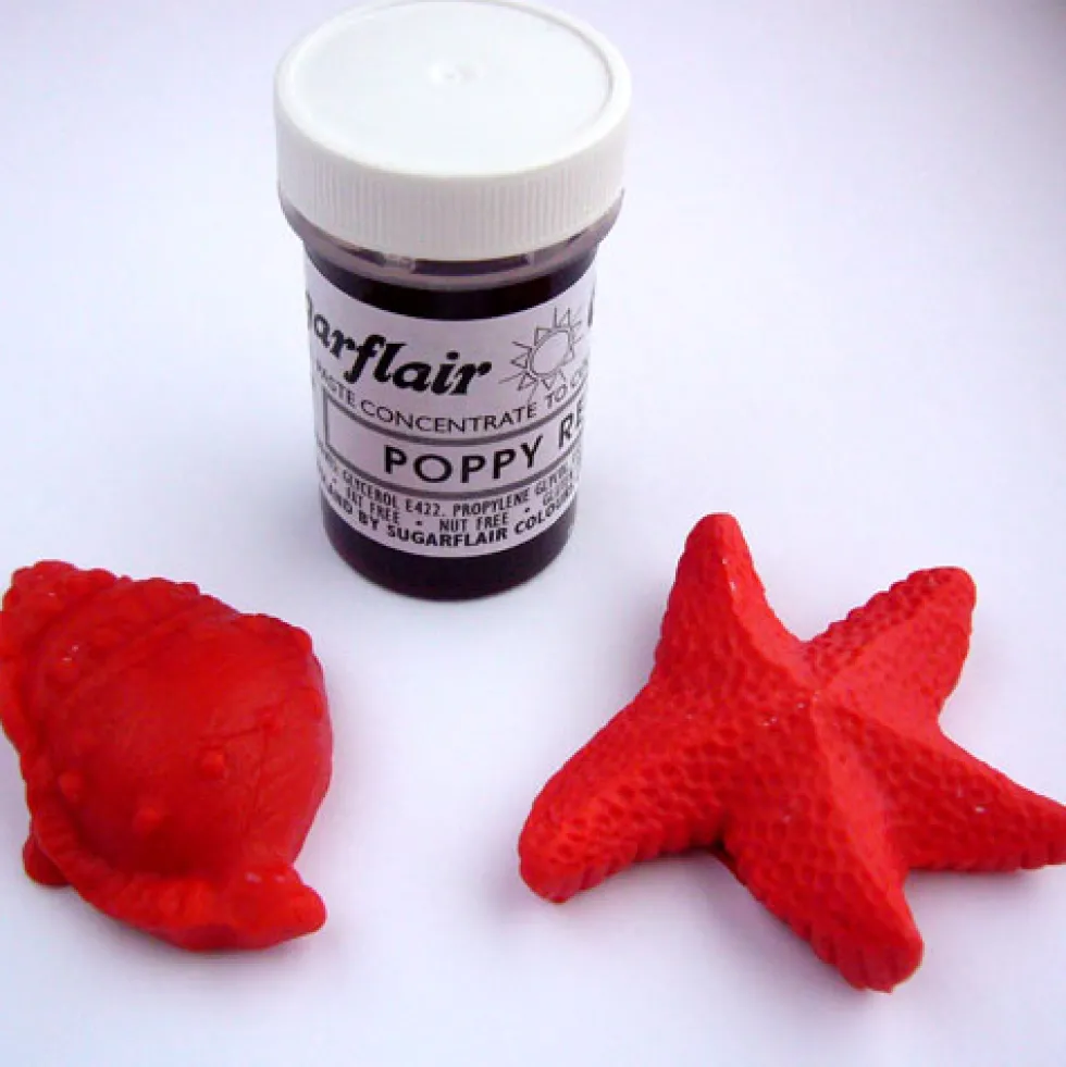 Colorante en Pasta Rojo Amapola 25 gr - Sugarflair