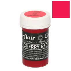 Colorante en Pasta Rojo Cereza Pastel 25 gr - Sugarflair