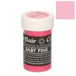 Colorante en Pasta Rosa Bebé Pastel 25 gr - Sugarflair