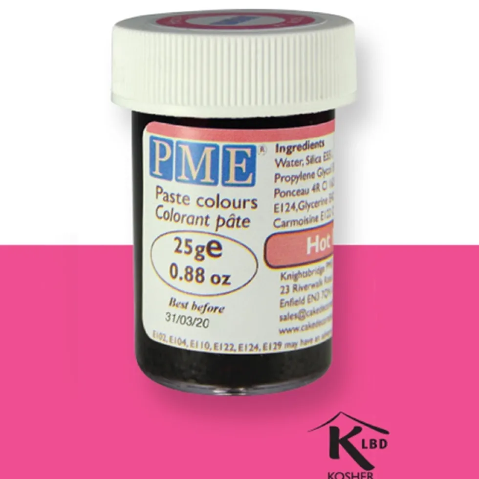 Colorante en Pasta Rosa Intenso 25 gr PME