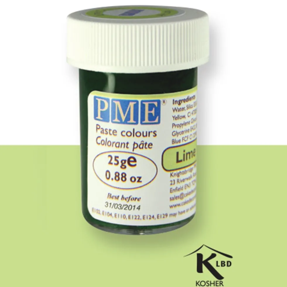 Colorante en Pasta Verde Lima 25 gr