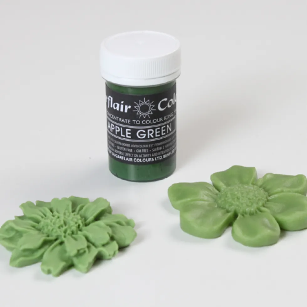 Colorante en Pasta Verde Manzana Pastel 25 gr - Sugarflair