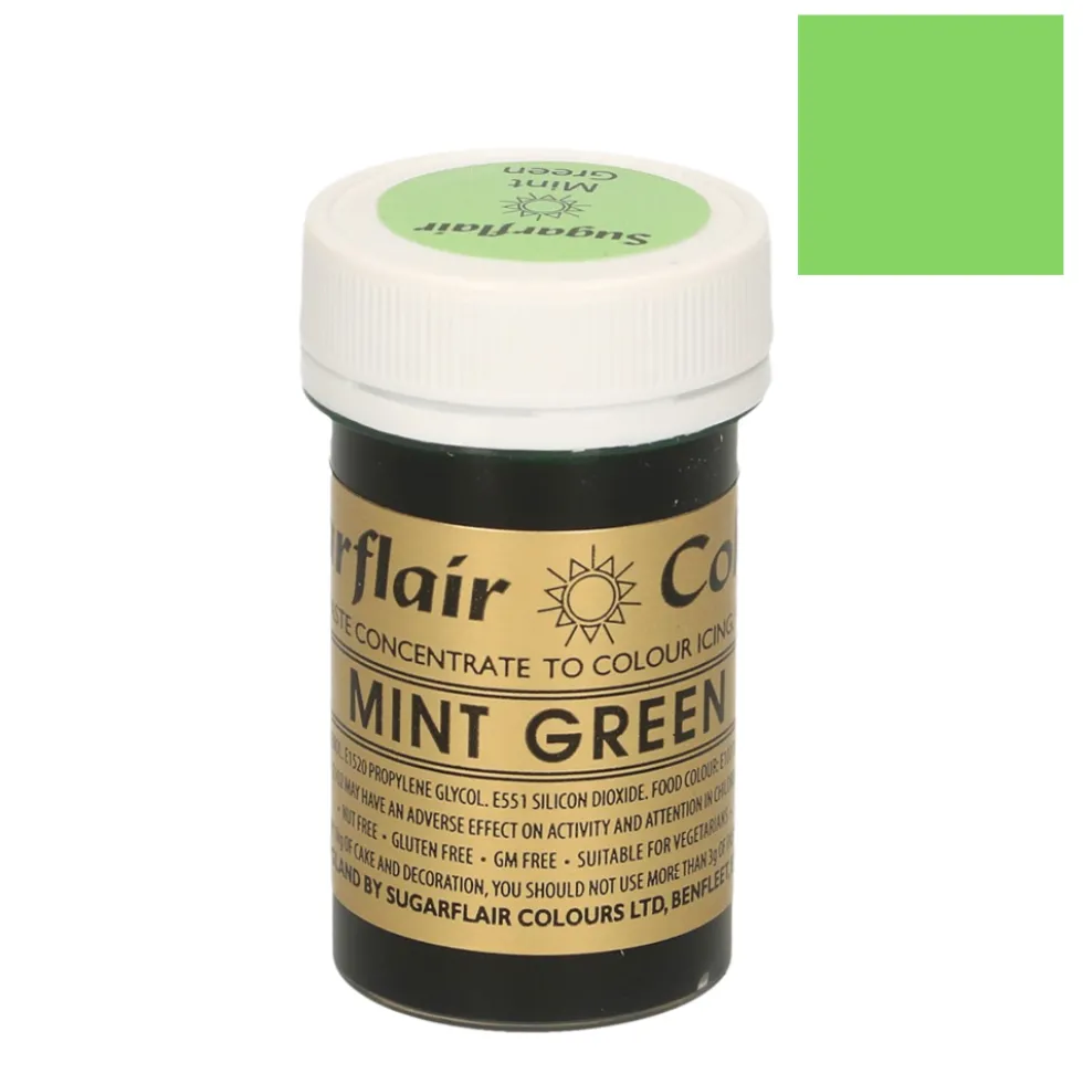 Colorante en Pasta Verde Menta 25 gr - Sugarflair